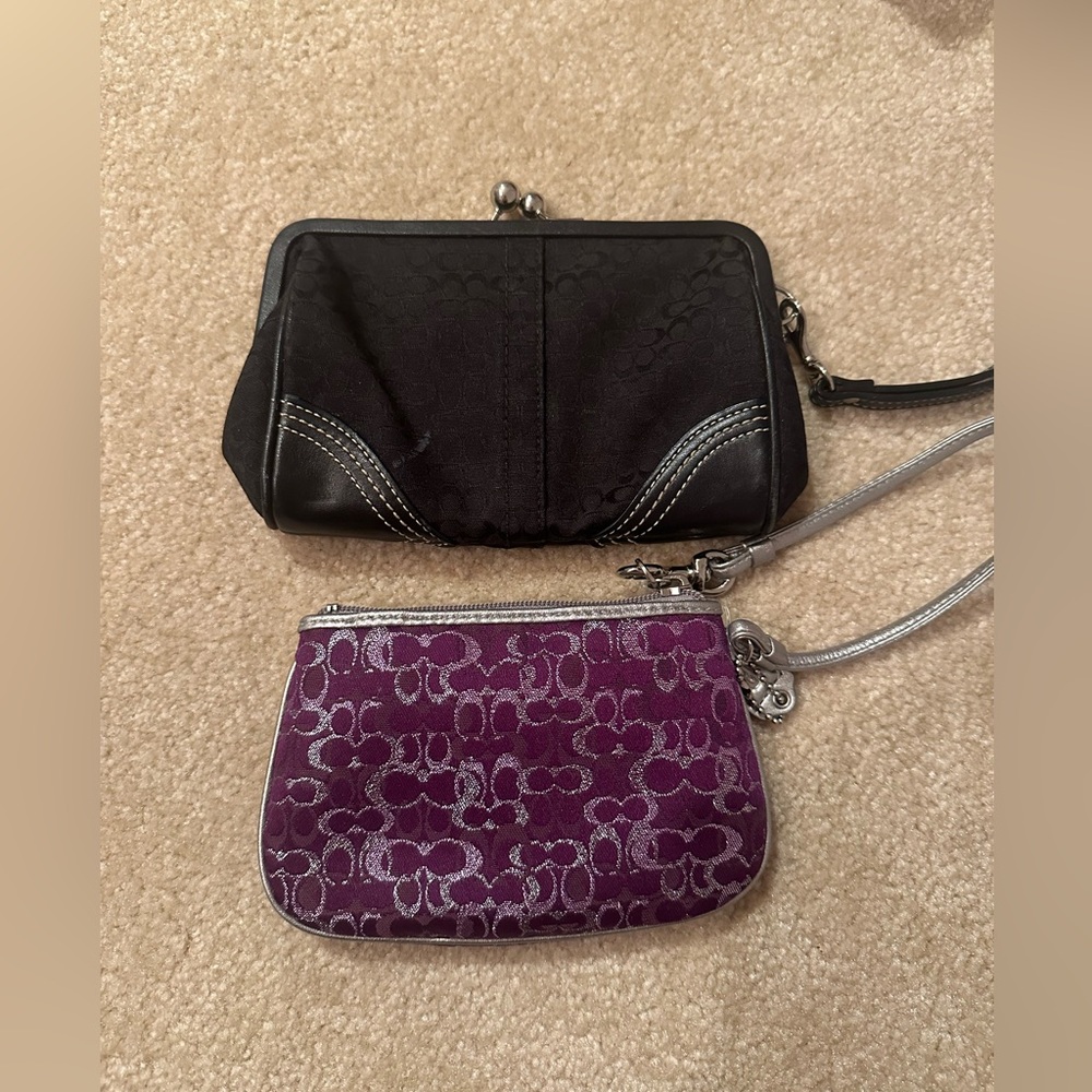 Coach Wristlets. Never used. $15  EACH